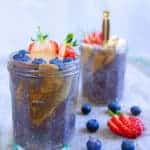 overnight blueberry proats