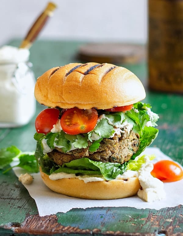 Mushroom & Coriander Burgers Healthy Living James