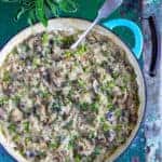 mushroom risotto