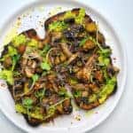 mighty mushrooms on toast top