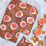 Chocolatey Fig & Pecan Brownies square