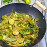 Veggie Thai Green Curry Wok
