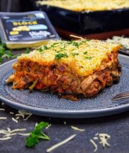 Ultimate Vegan Moussaka Front close brand