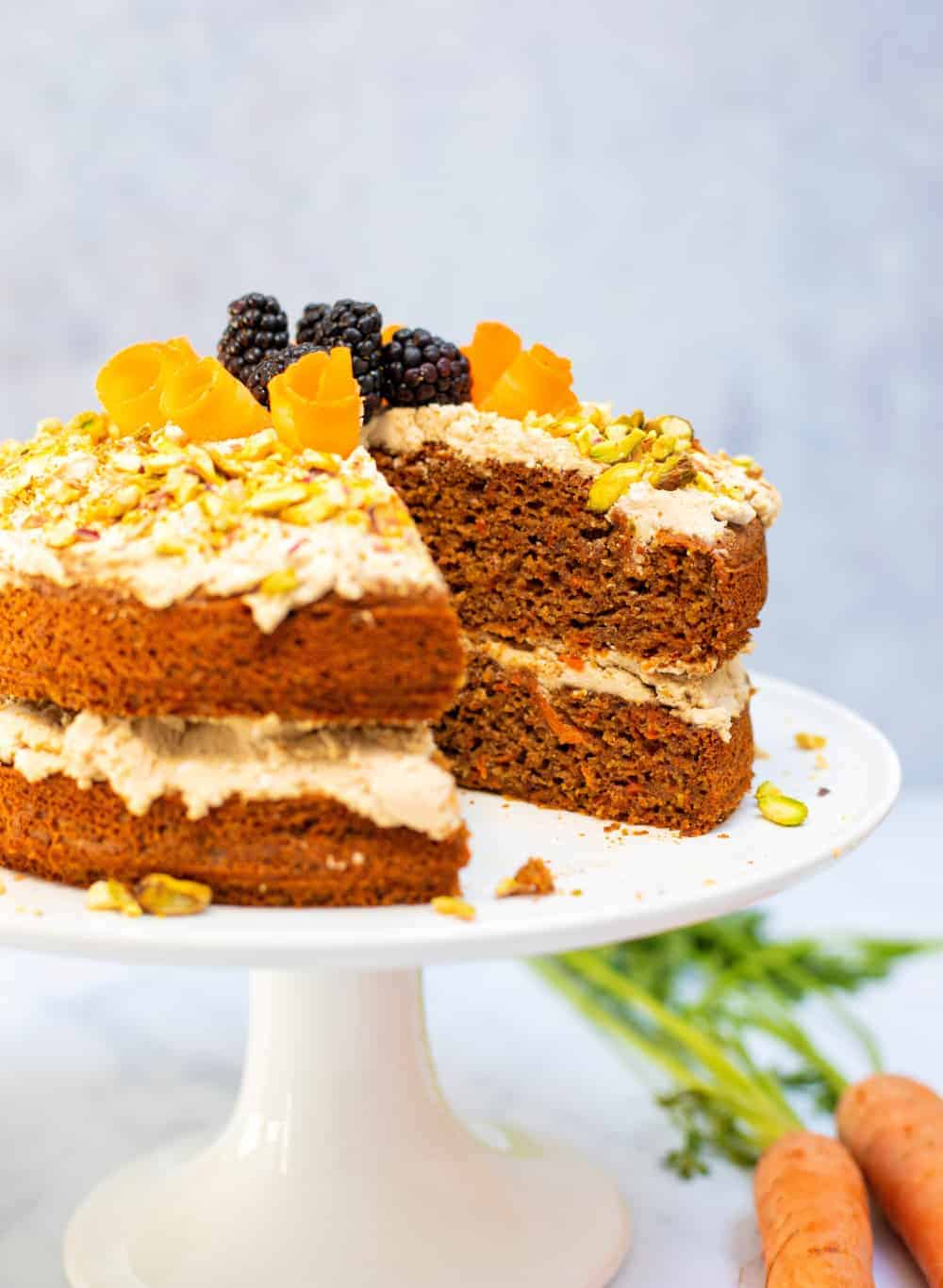 Gluten Free Vegan Carrot Cake Healthy Living James Dairy And Egg 