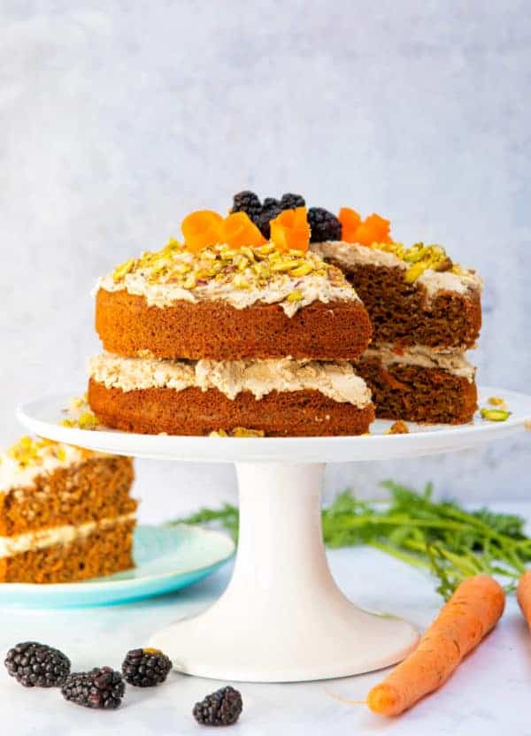 Gluten Free & Vegan Carrot Cake Healthy Living James Dairy and Egg