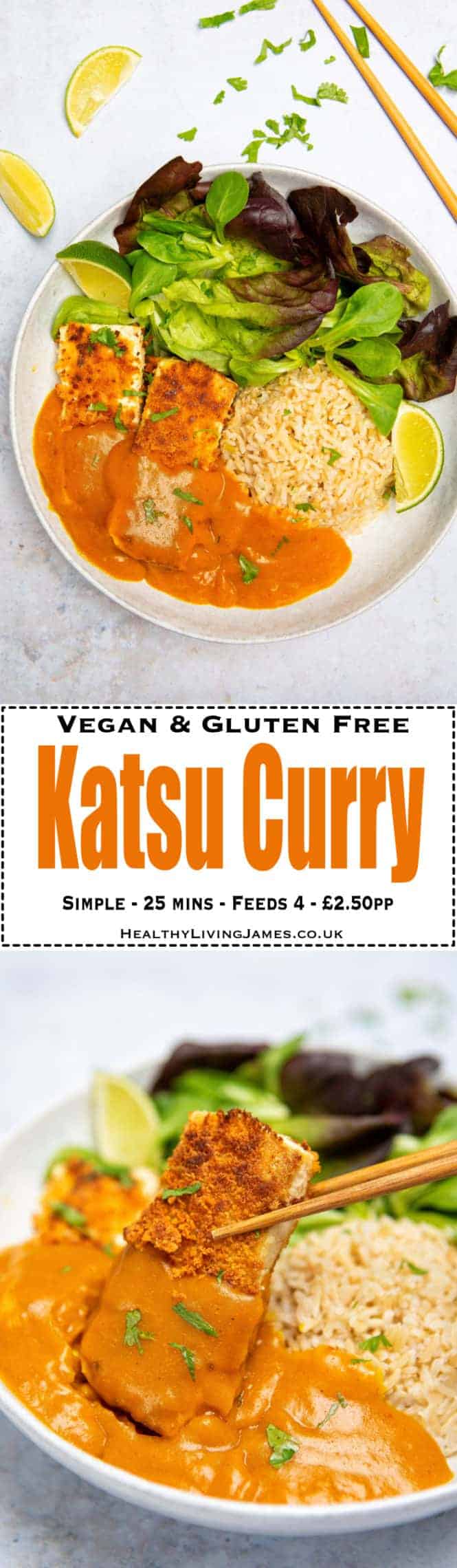 Tofu Katsu Curry Healthy Living James Vegan & Gluten Free Homemade