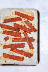 Crispy Rice Paper Bacon