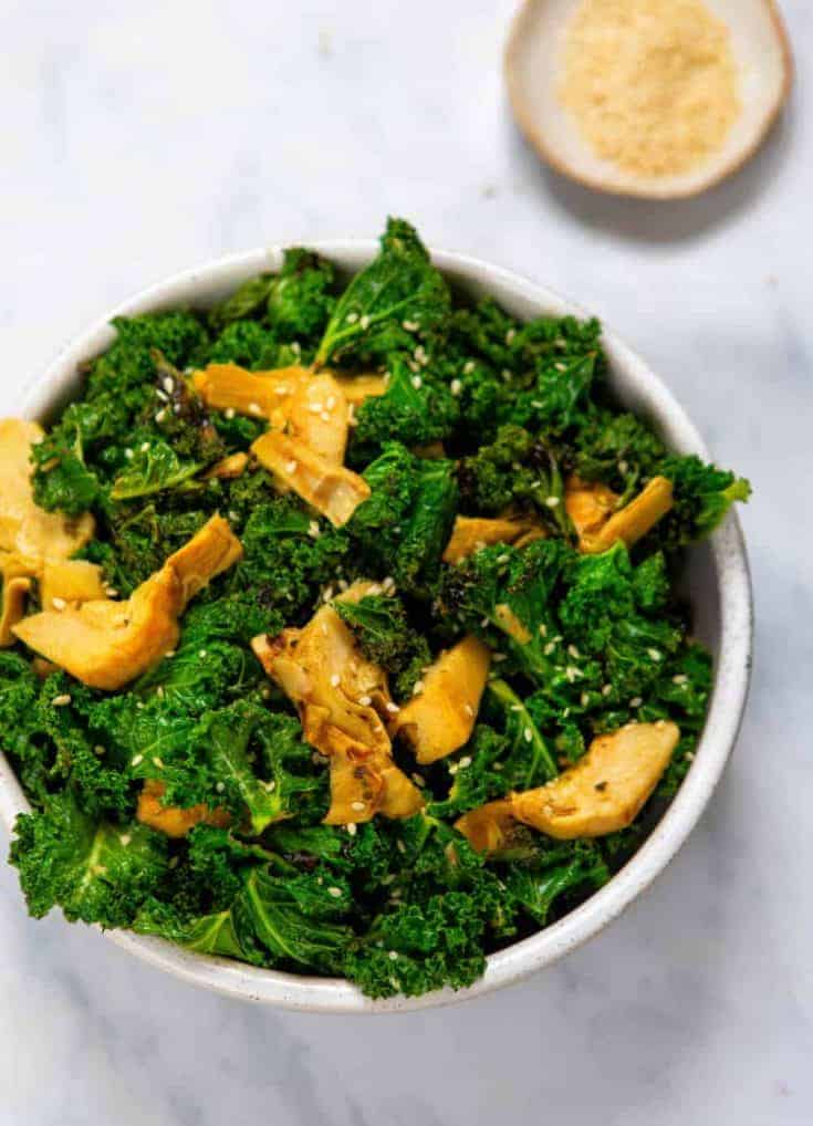 Kale with Artichoke & Mustard Healthy Living James Gluten Free