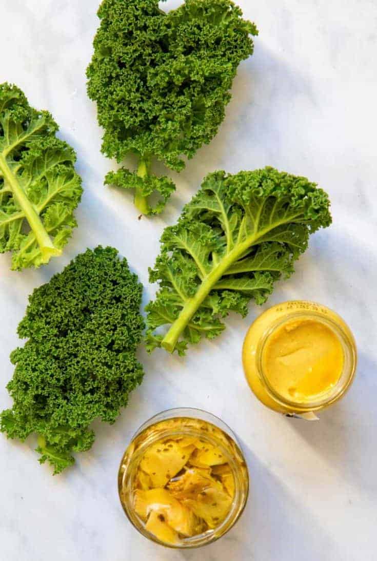 Kale with Artichoke & Mustard Healthy Living James Gluten Free