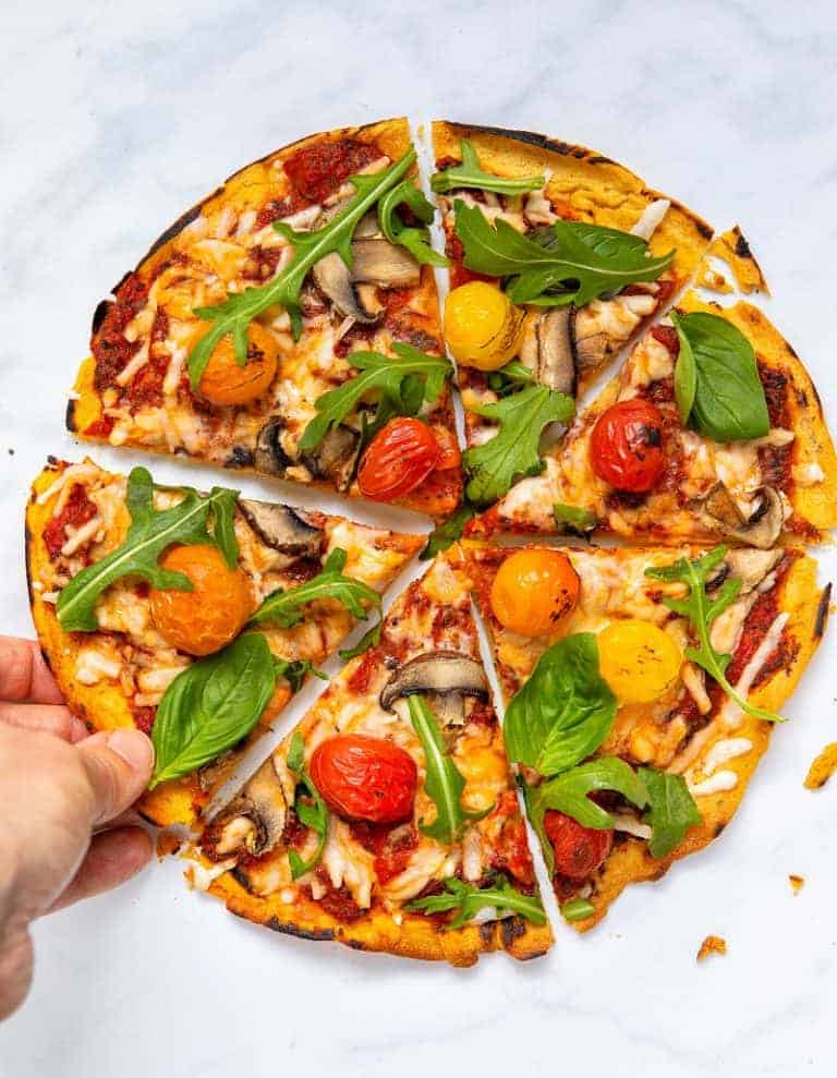 Easy GlutenFree Vegan Pizza Base Healthy Living James Zero Faff