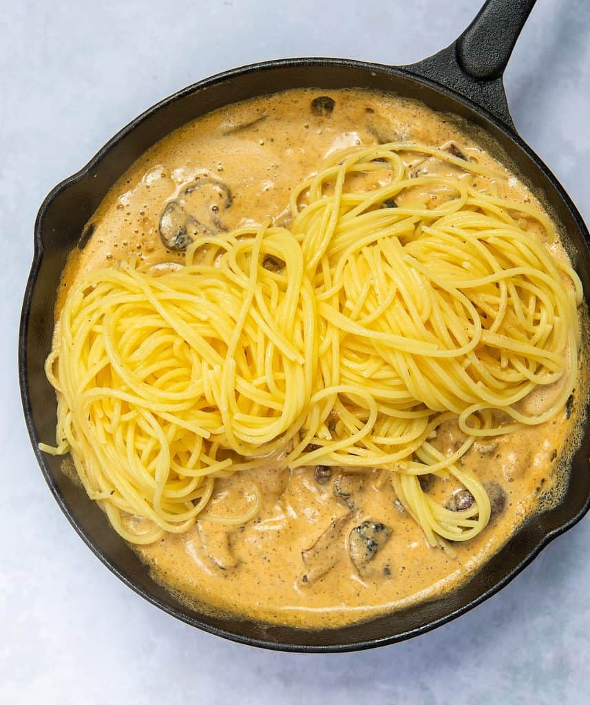 Creamy Mushroom Pasta - Healthy Living James Gluten-Free & Vegan Ready