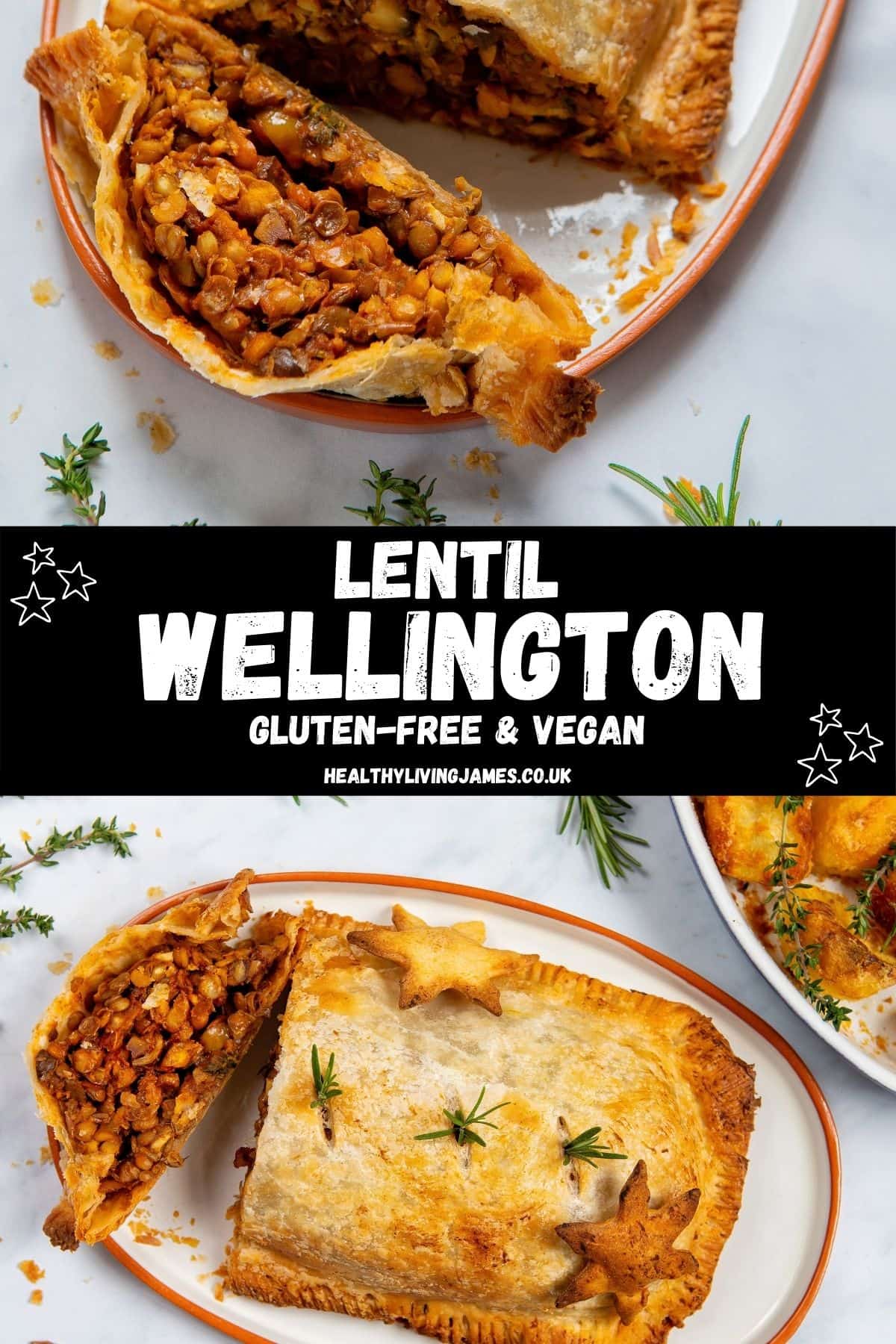 Easy Lentil Wellington (glutenfree & vegan) Healthy Living James