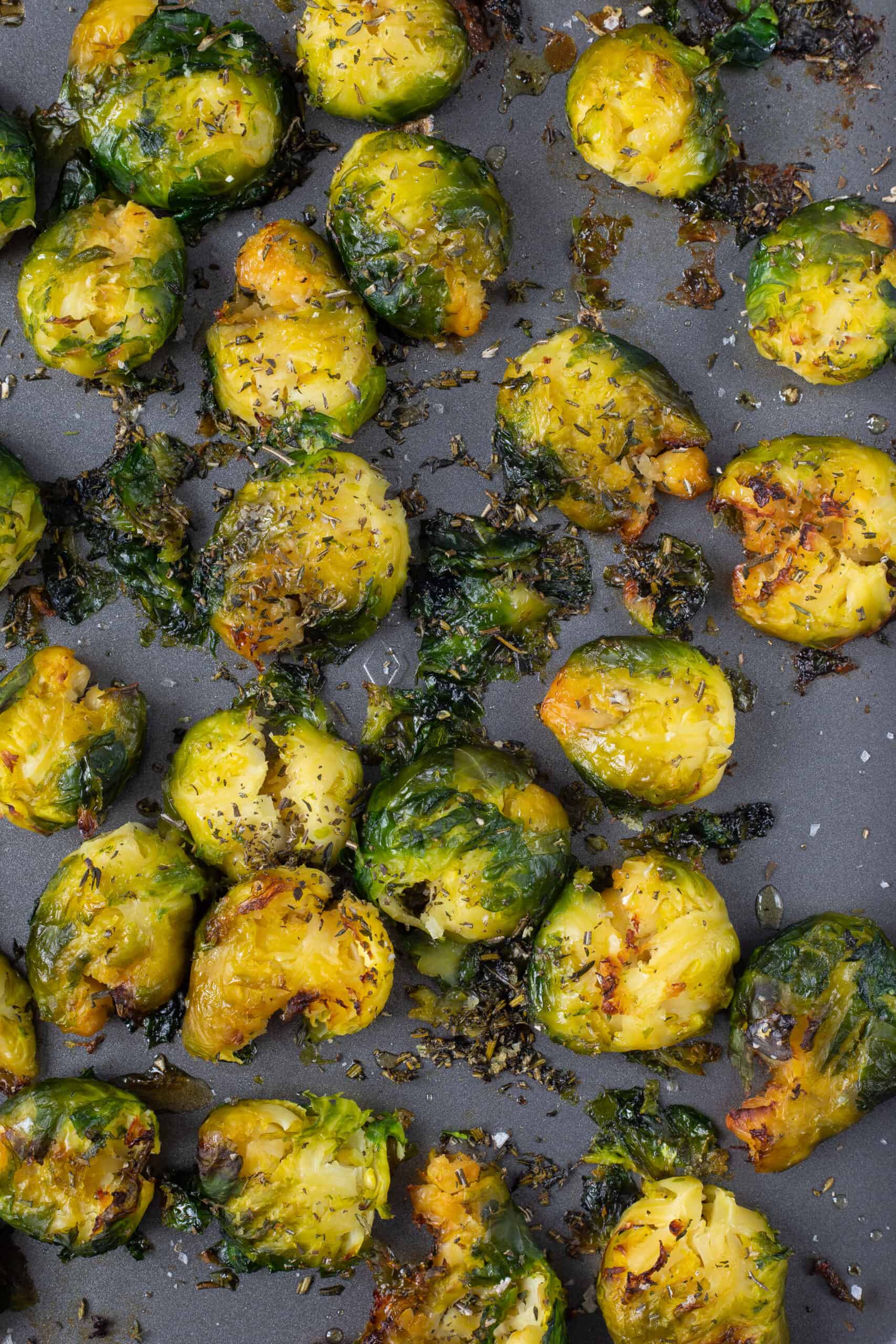 Crispy Smashed Brussels Sprouts (Vegan) Healthy Living James