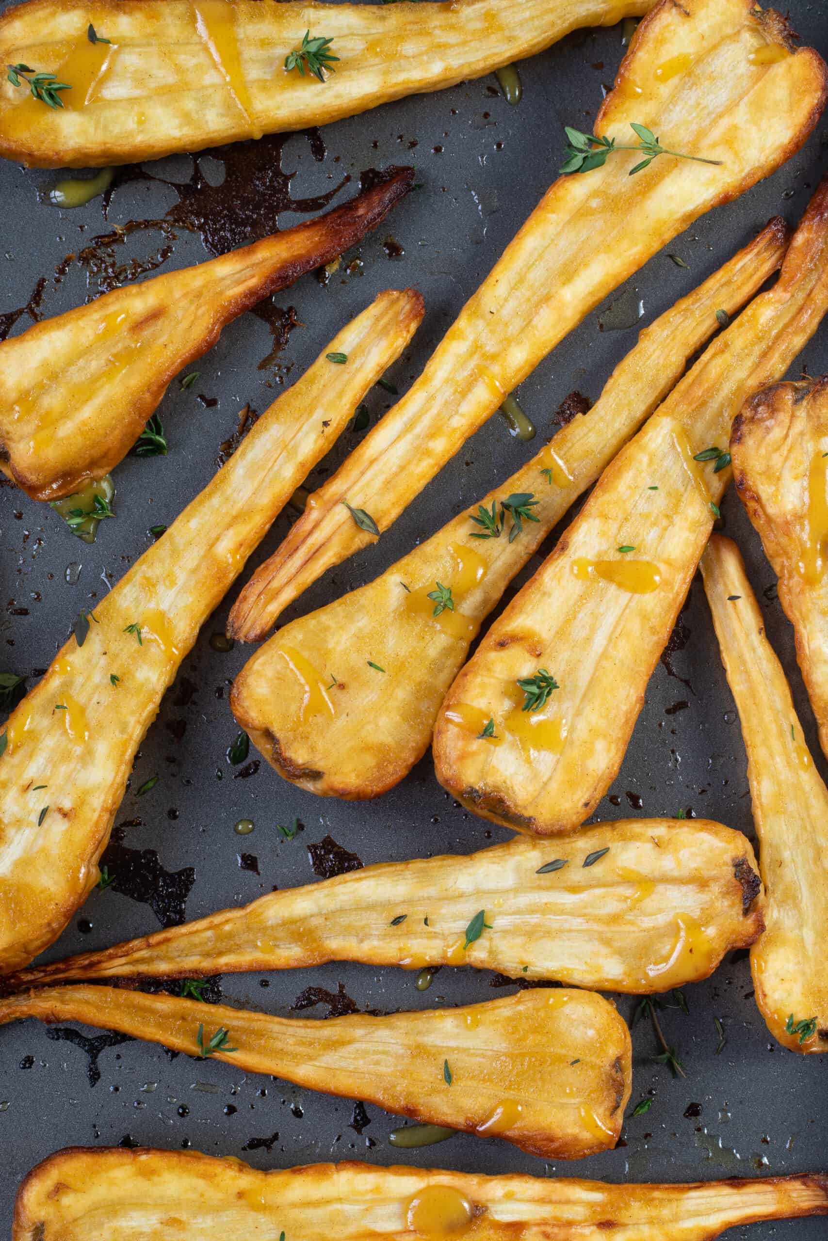 Mustard and Maple Glazed Parsnips (Vegan) Healthy Living James
