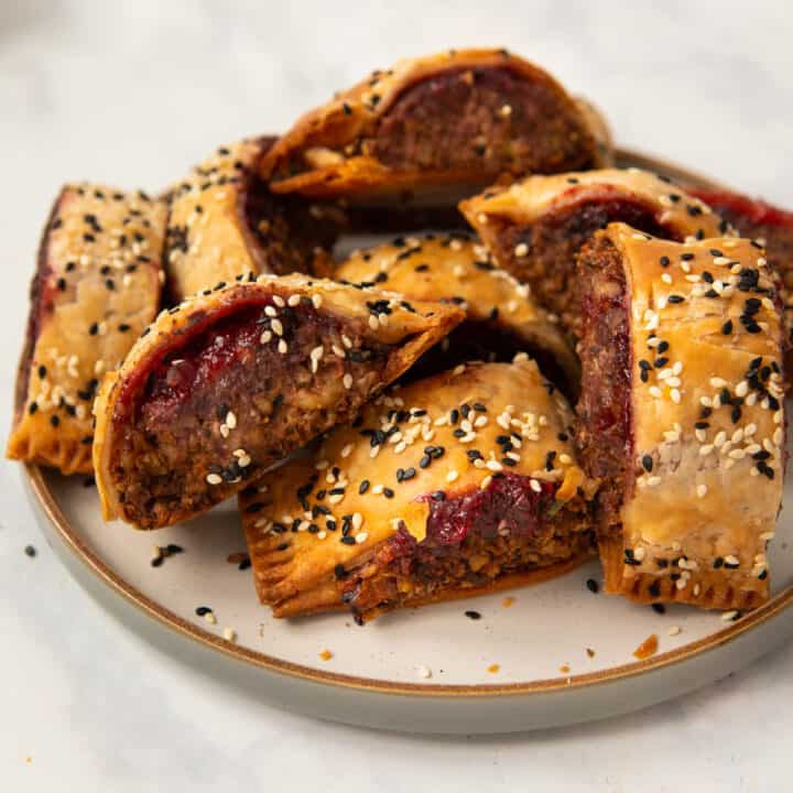Lentil & Walnut Sausage Rolls (Vegan) Healthy Living James