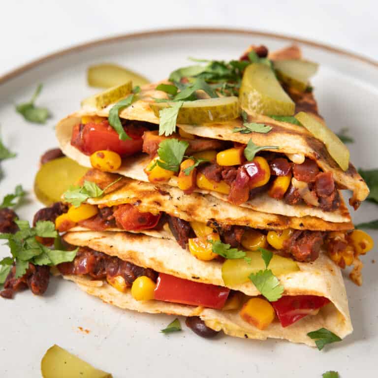 OnePan Black Bean Quesadillas Healthy Living James
