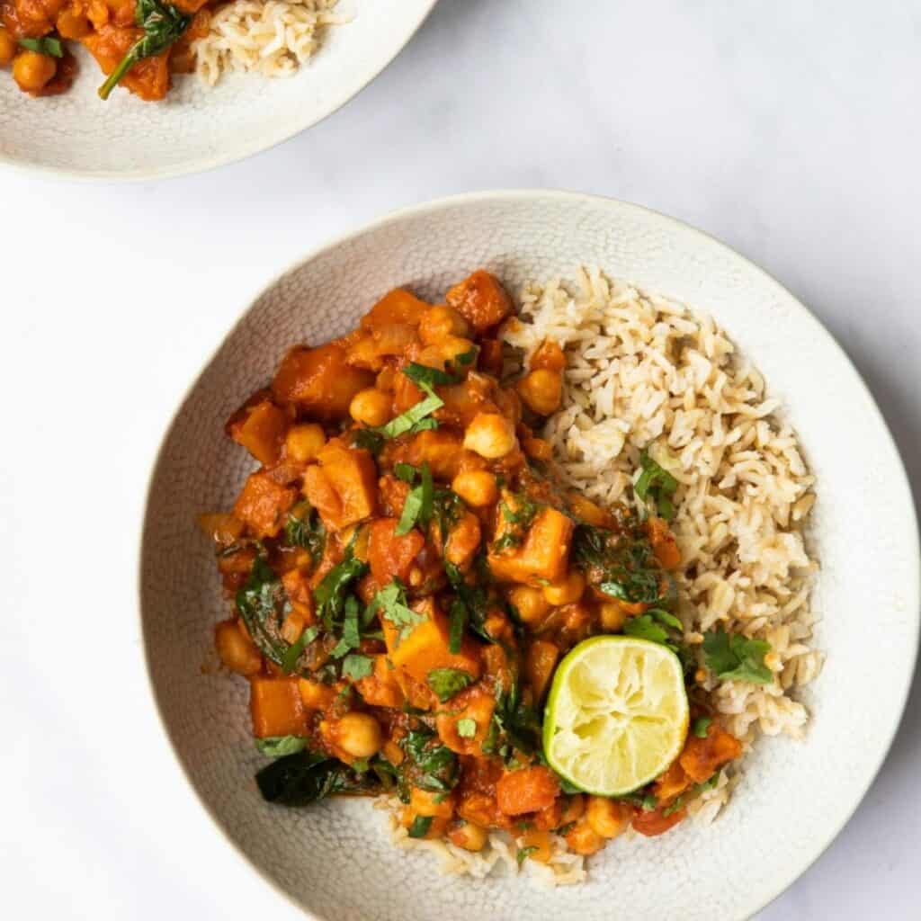 Butternut Squash and Chickpea Curry Healthy Living James