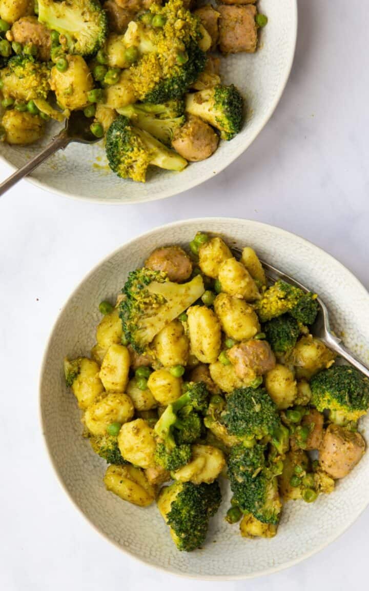 Sausage Pesto Gnocchi Healthy Living James
