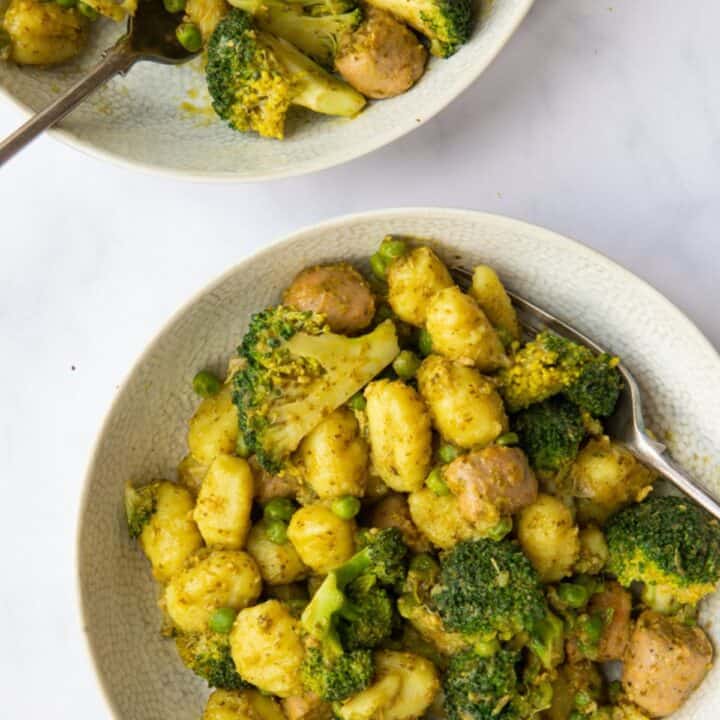 Sausage Pesto Gnocchi Healthy Living James