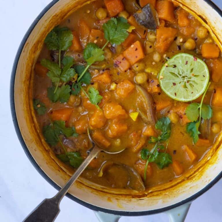 Sweet Potato Satay Curry Healthy Living James