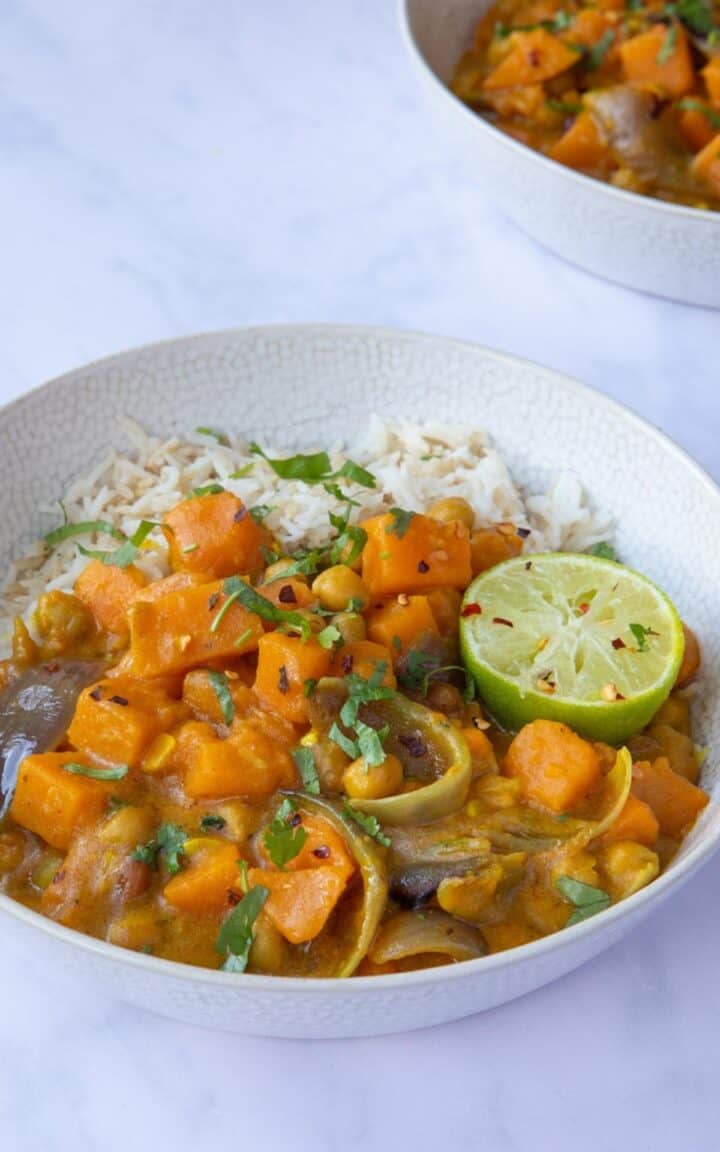 Sweet Potato Satay Curry Healthy Living James