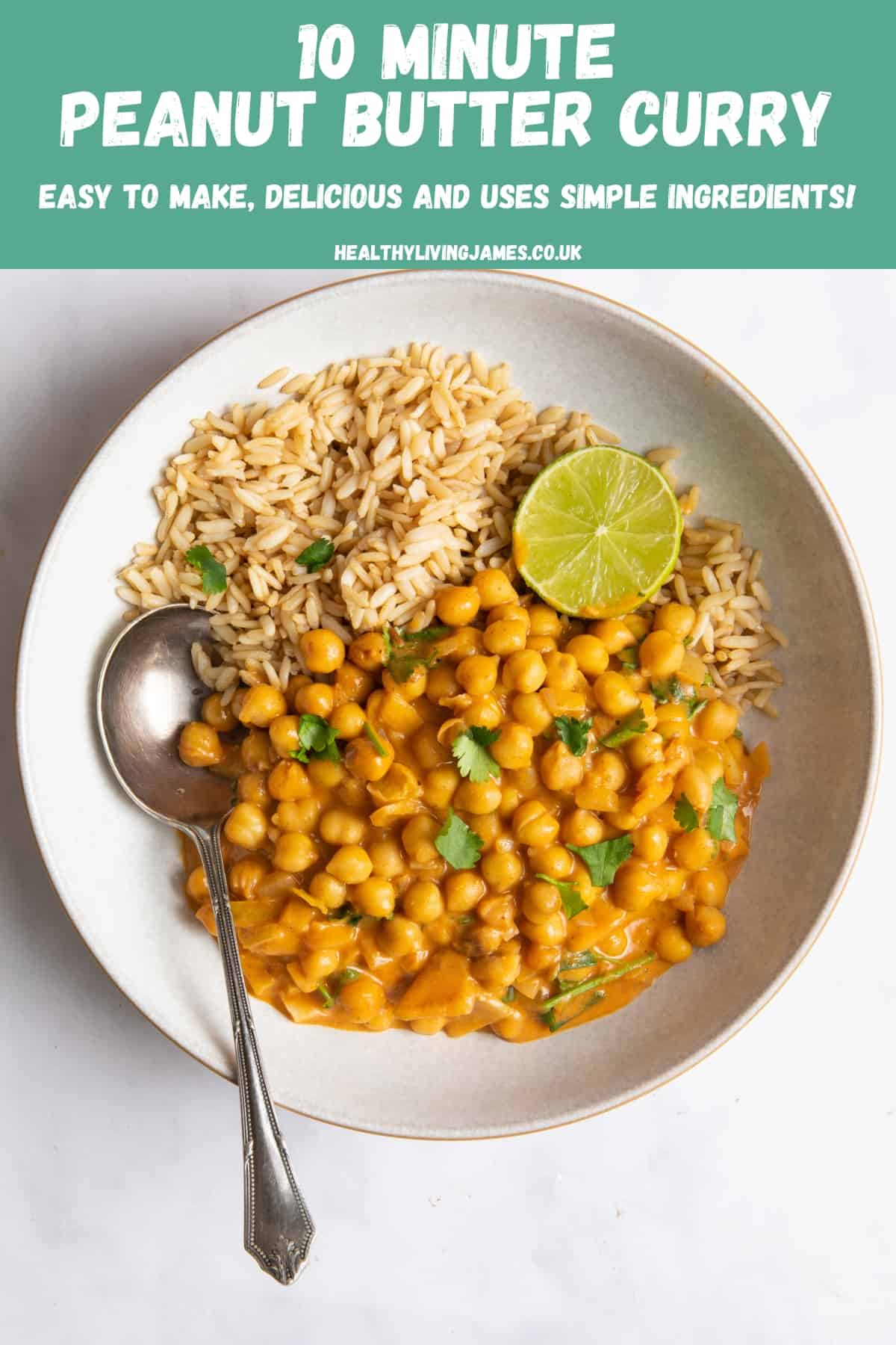 10 Minute Peanut Butter Curry Healthy Living James