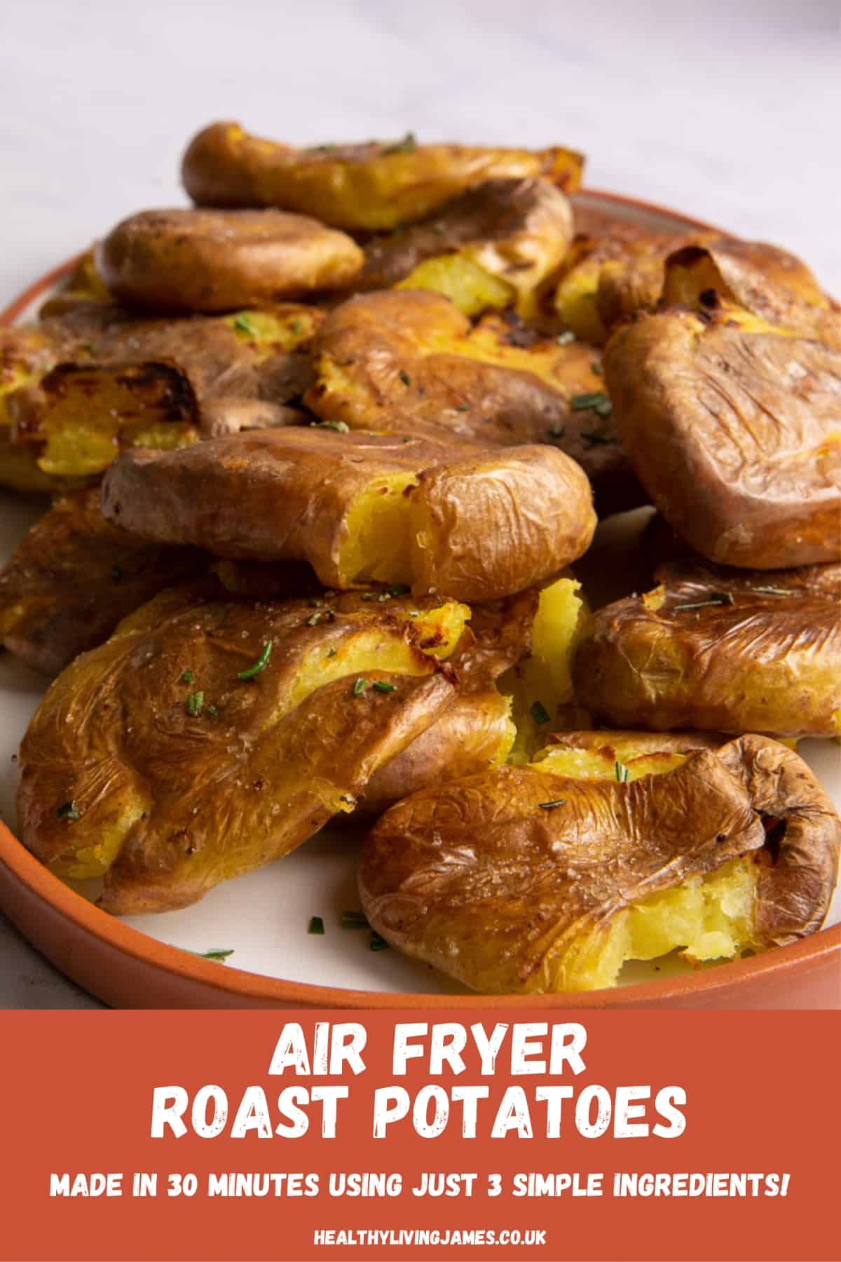 Air Fryer Roast Potatoes in 30 minutes! Healthy Living James