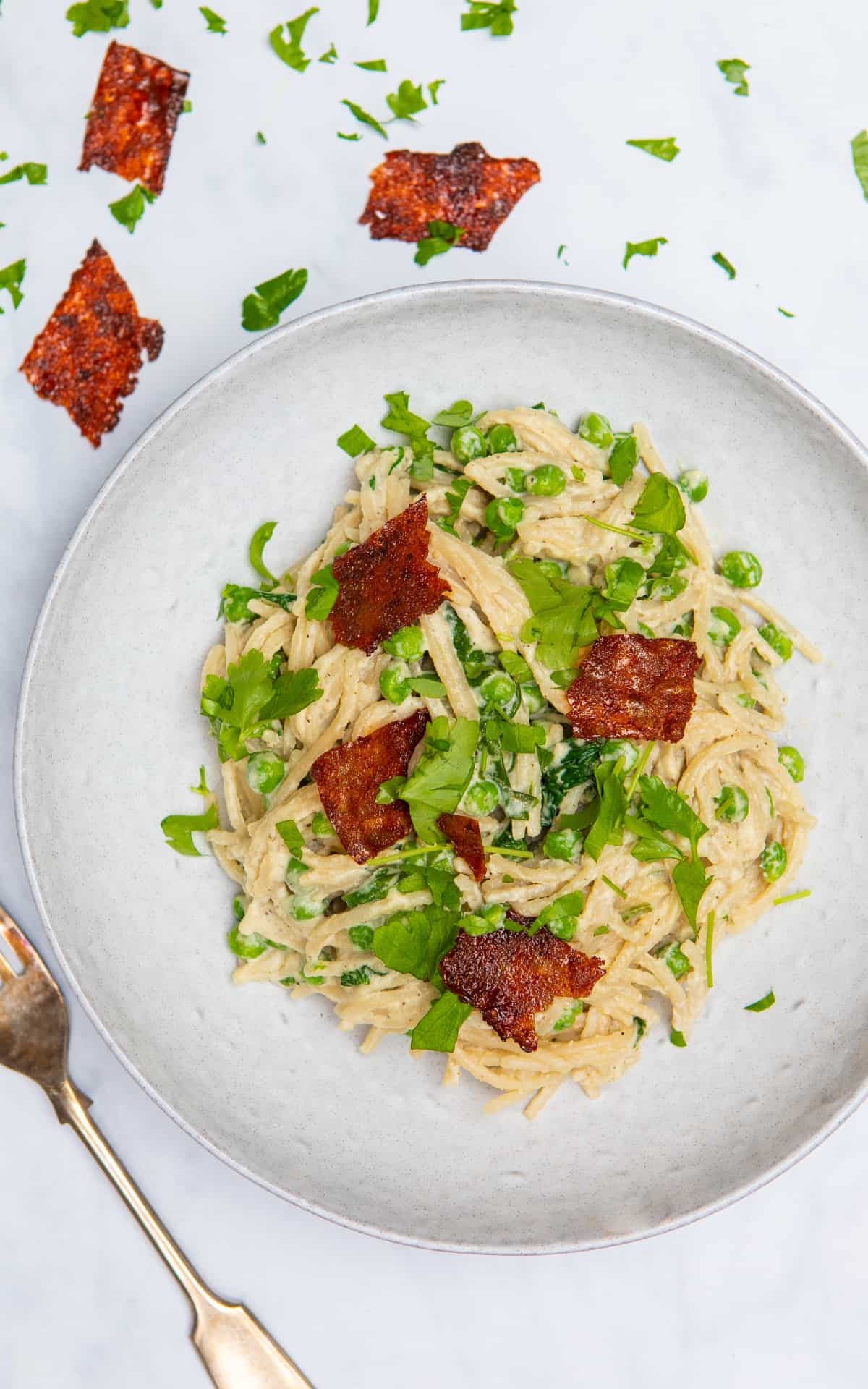 Easy Vegan Spaghetti Carbonara Healthy Living James