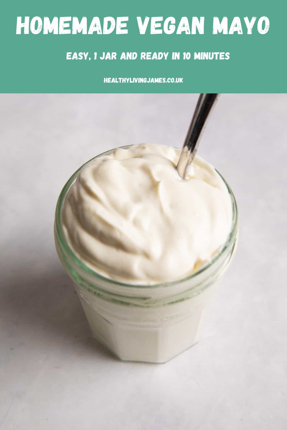 Best Vegan Mayonnaise (4 ingredients) Healthy Living James