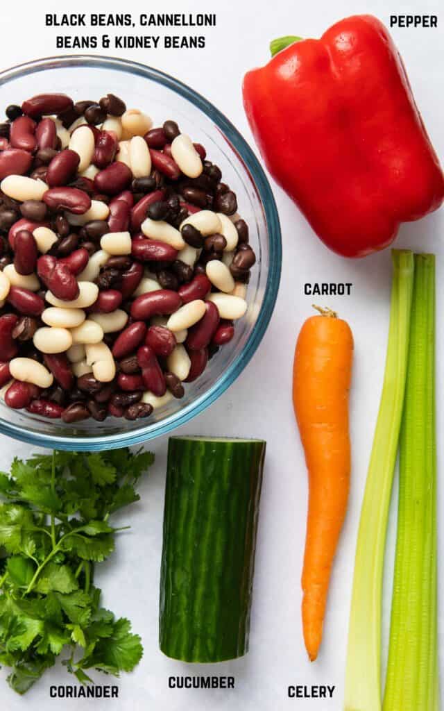 Easy Three Bean Salad (in 10 minutes) Healthy Living James