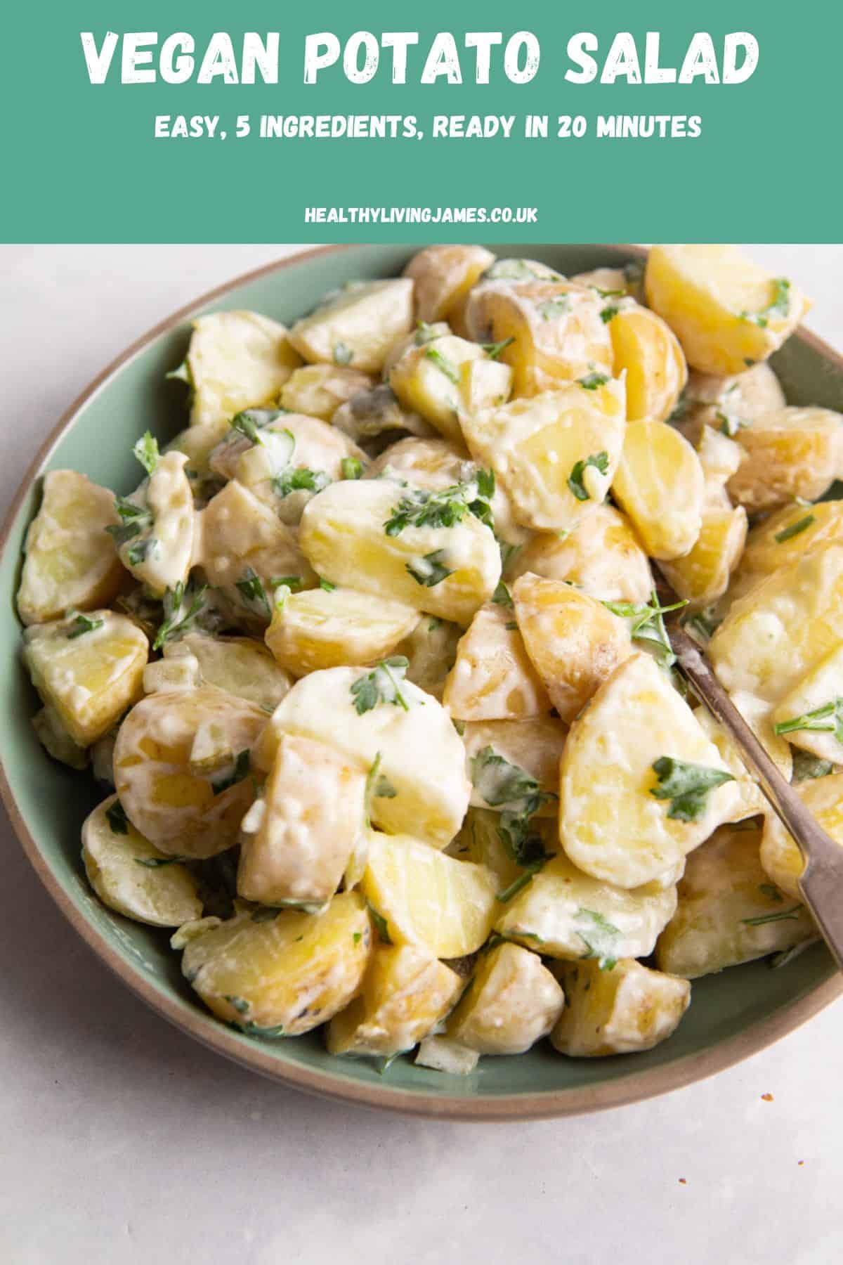 Easiest Vegan Potato Salad (4 ingredients!) Healthy Living James