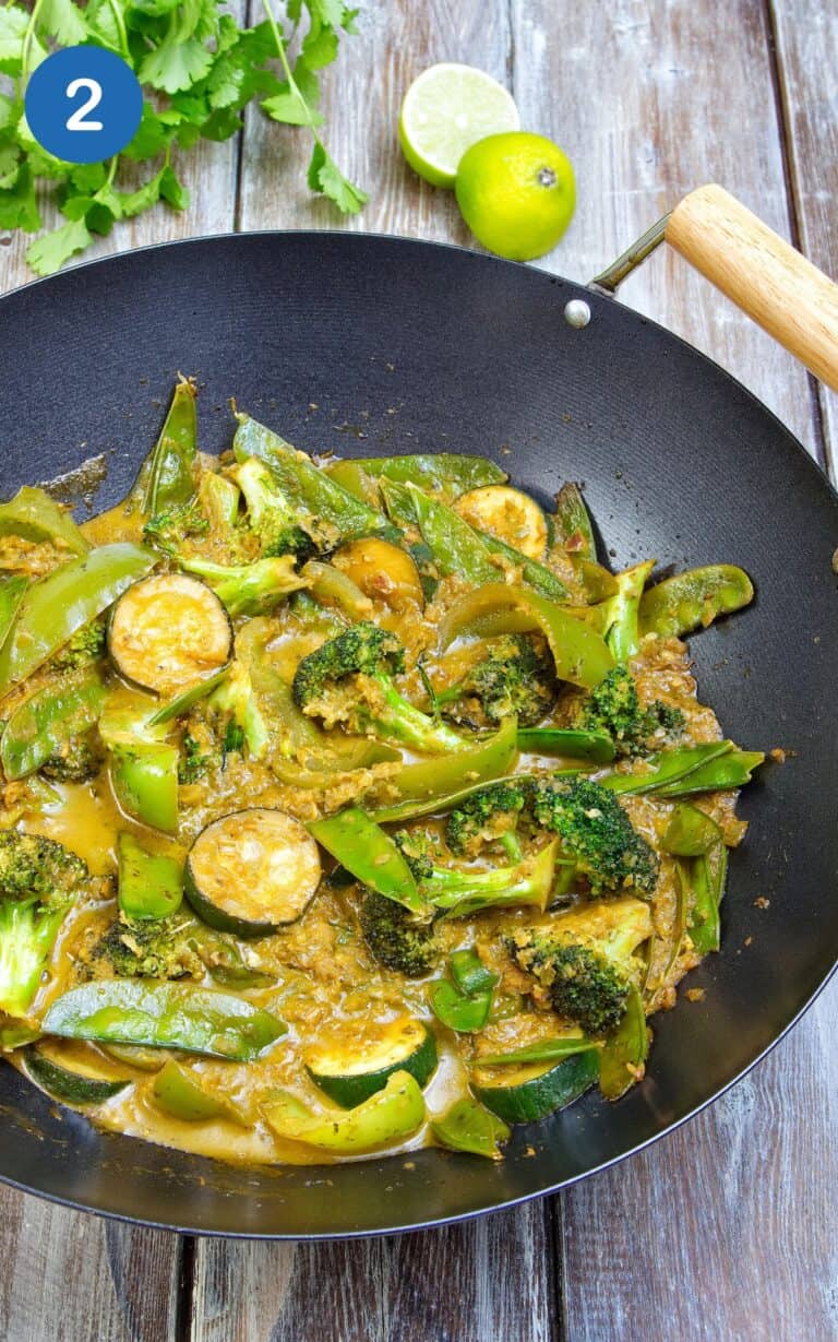 Vegetable Thai Green Curry - Healthy Living James