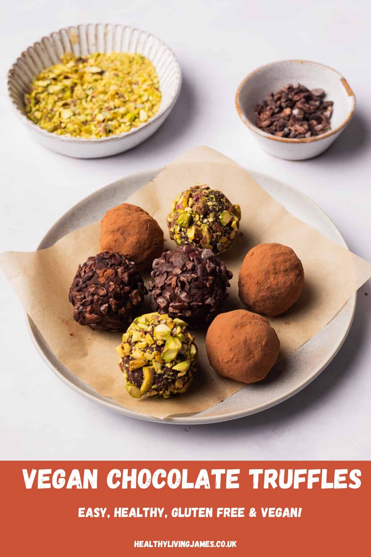 Vegan Chocolate Truffles (3 Ingredients) Healthy Living James