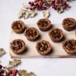 Mince pies with nut base.