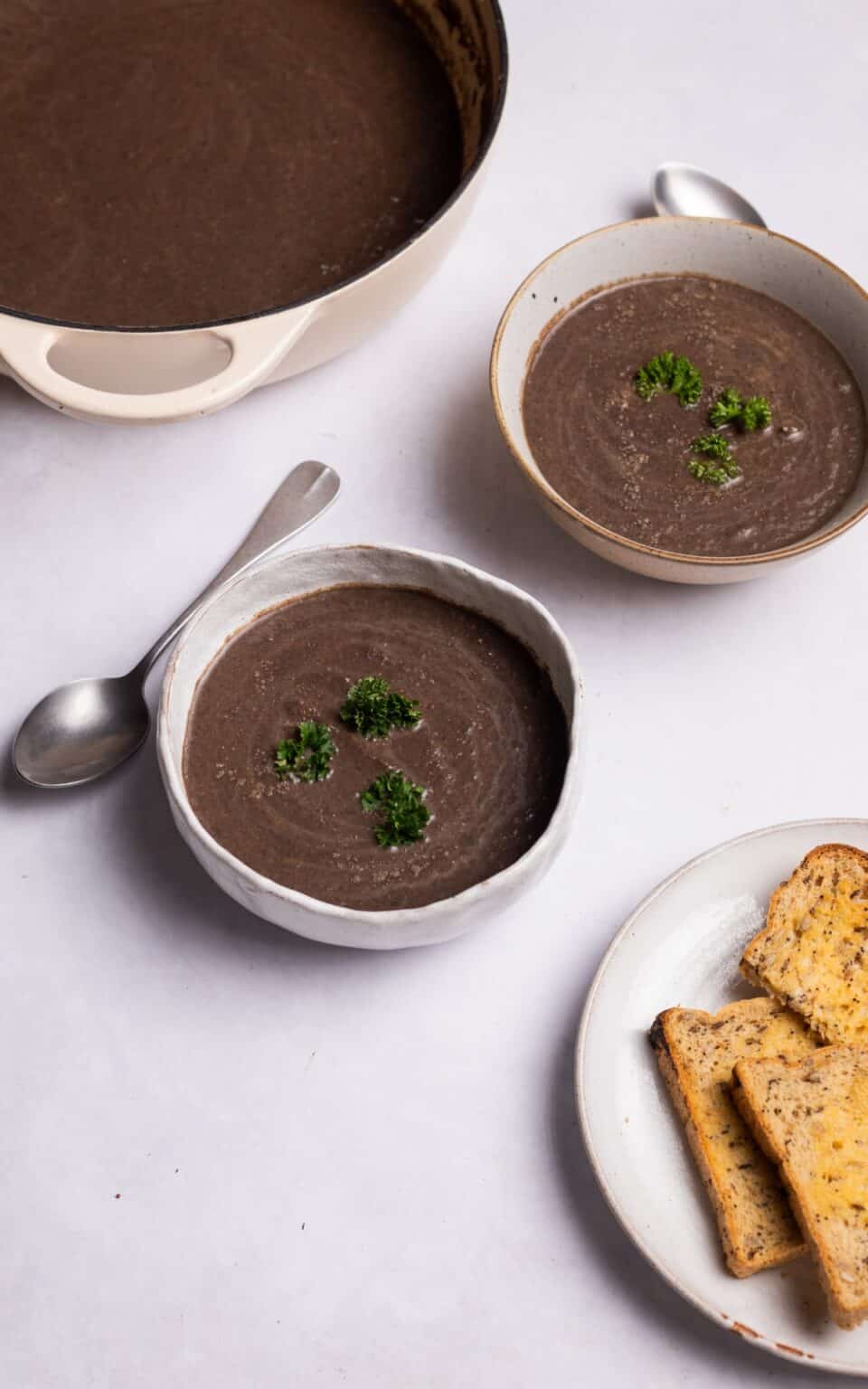 Easy Mushroom Soup - Healthy Living James
