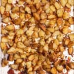Parmentier potatoes close up.