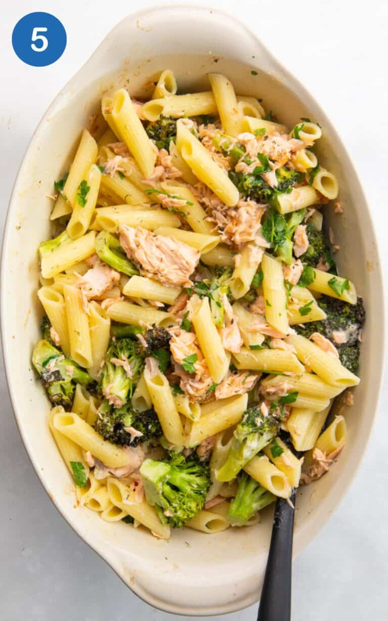 Easy Salmon and Broccoli Pasta - Healthy Living James