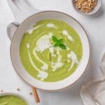 creamy broccoli soup.