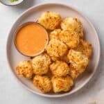 Bang Bang Cauliflower with dipping sauce.