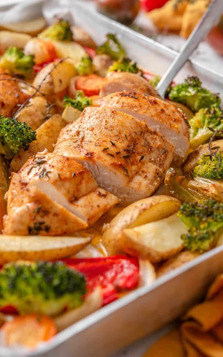 Easy Chicken Traybake 57g Protein Healthy Living James easy-chicken-traybake-57g-protein-healthy-living-james