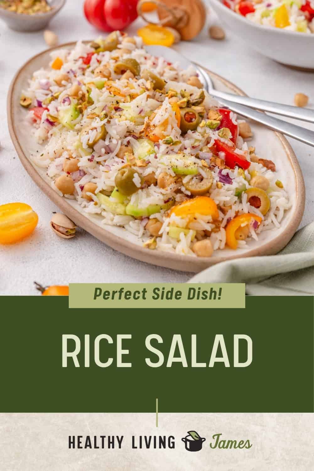 Easy Rice Salad - Healthy Living James