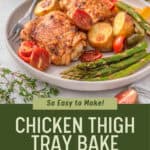 Chicken Thigh Tray Bake Pinterest.