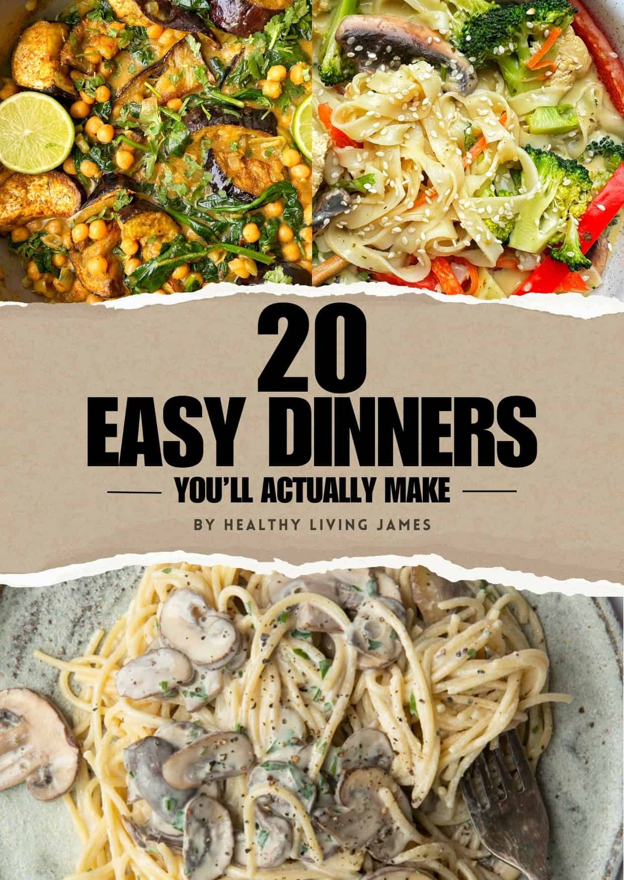 Twenty Easy Dinners E-book