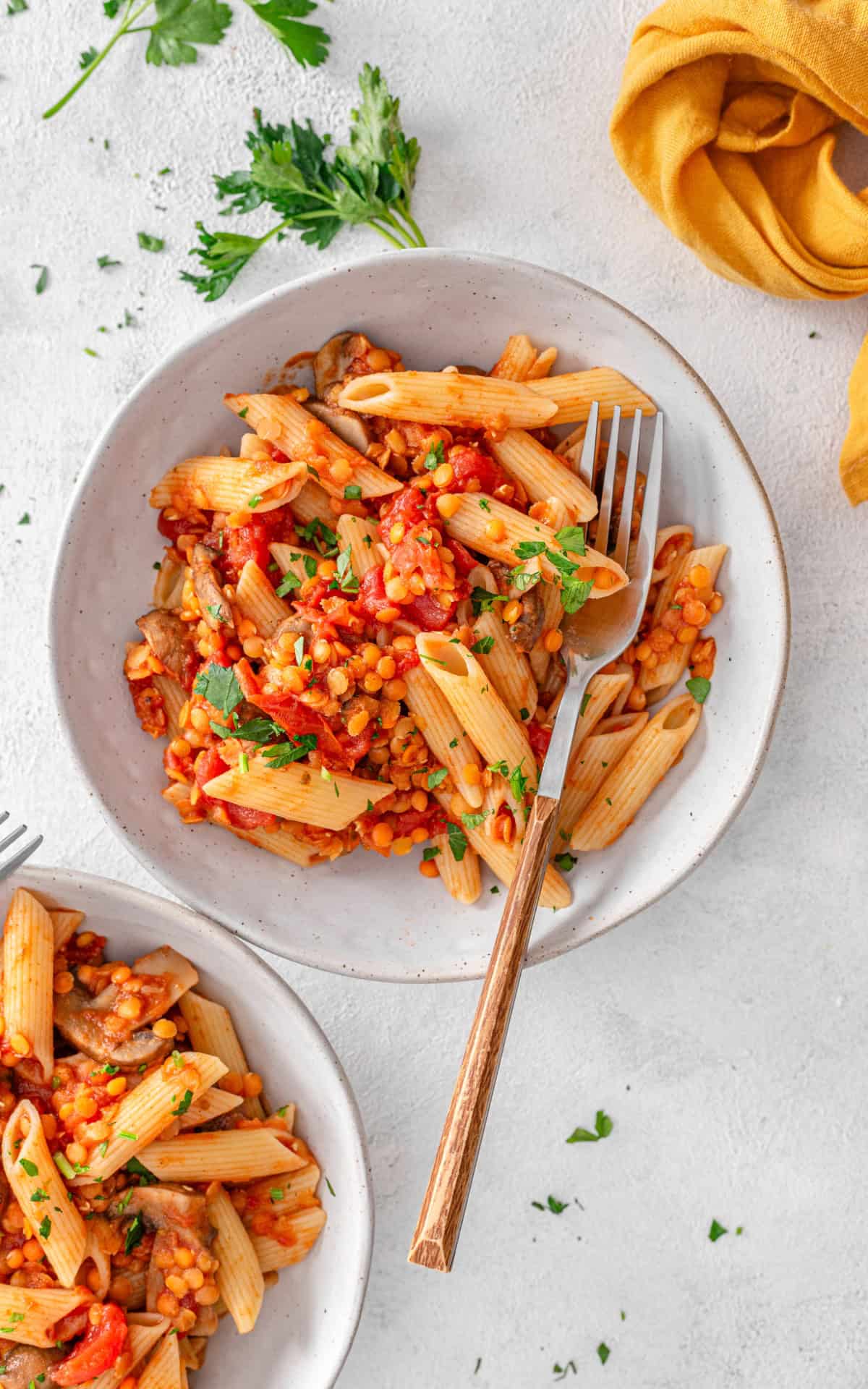 Mushroom & Lentil Ragu
