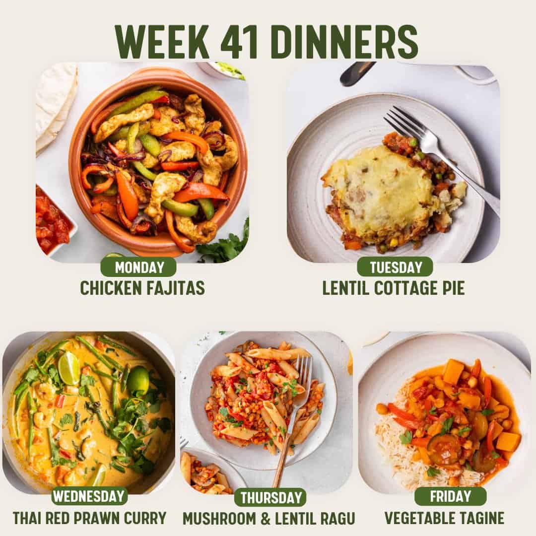 Week 41 Members Kitchen dinners